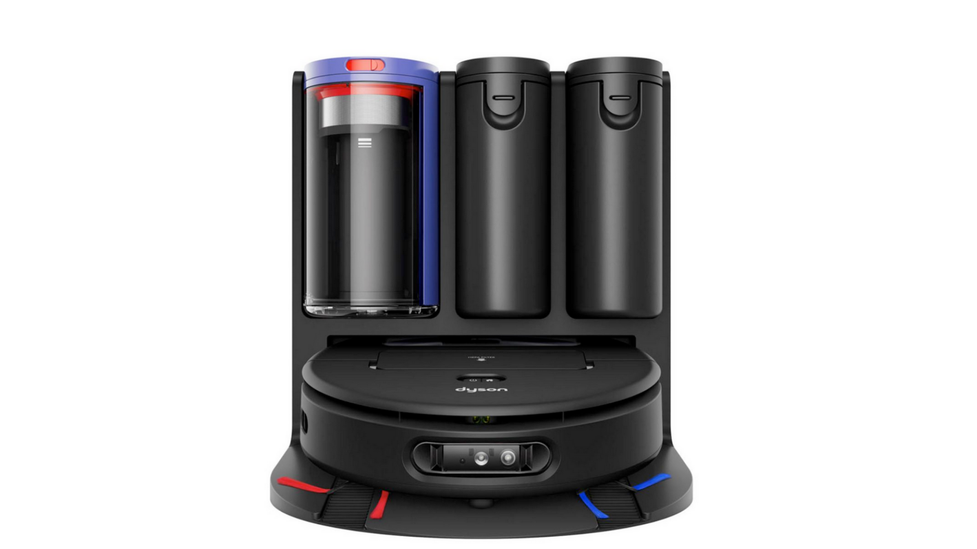 Dyson Spot+Scrub AI Robot Vacuum dengan latar belakang putih.