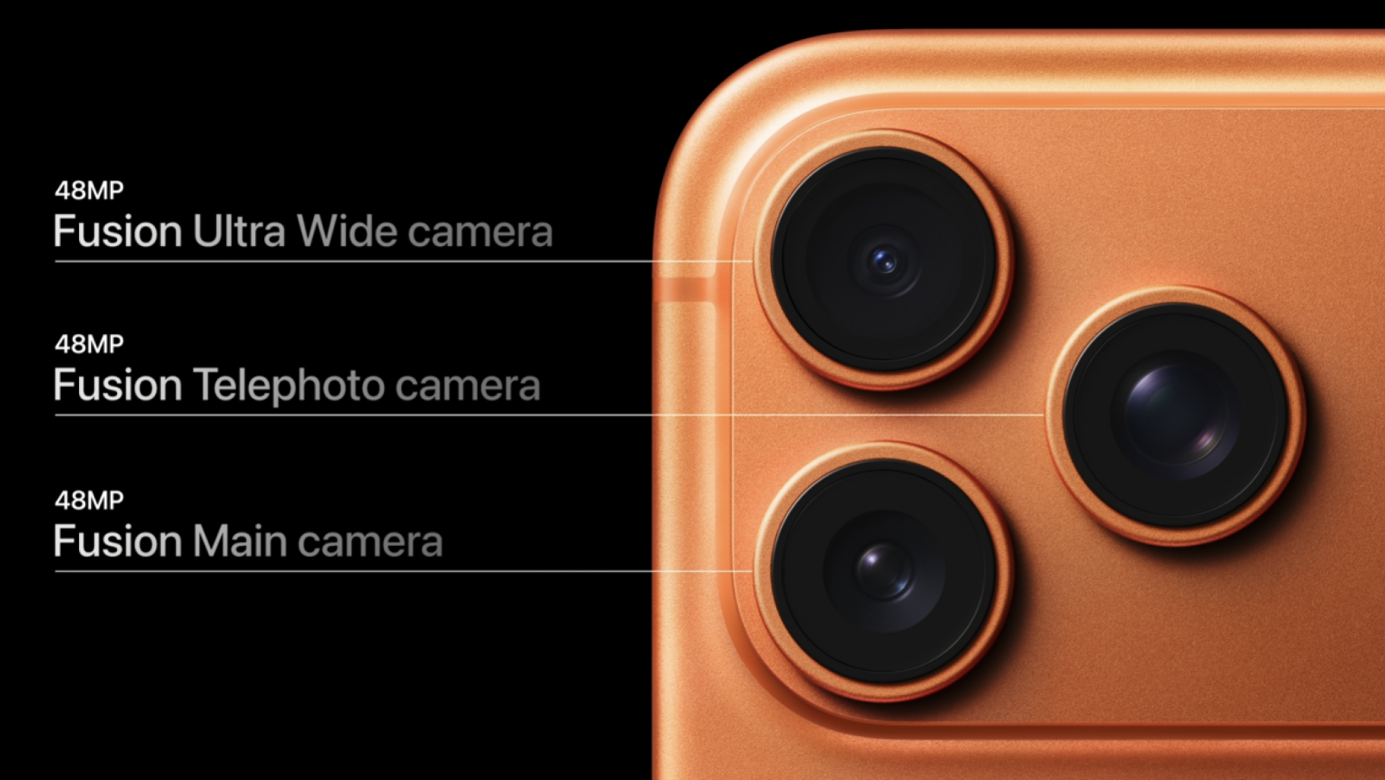 Array kamera iPhone 17 Pro dengan spesifikasi