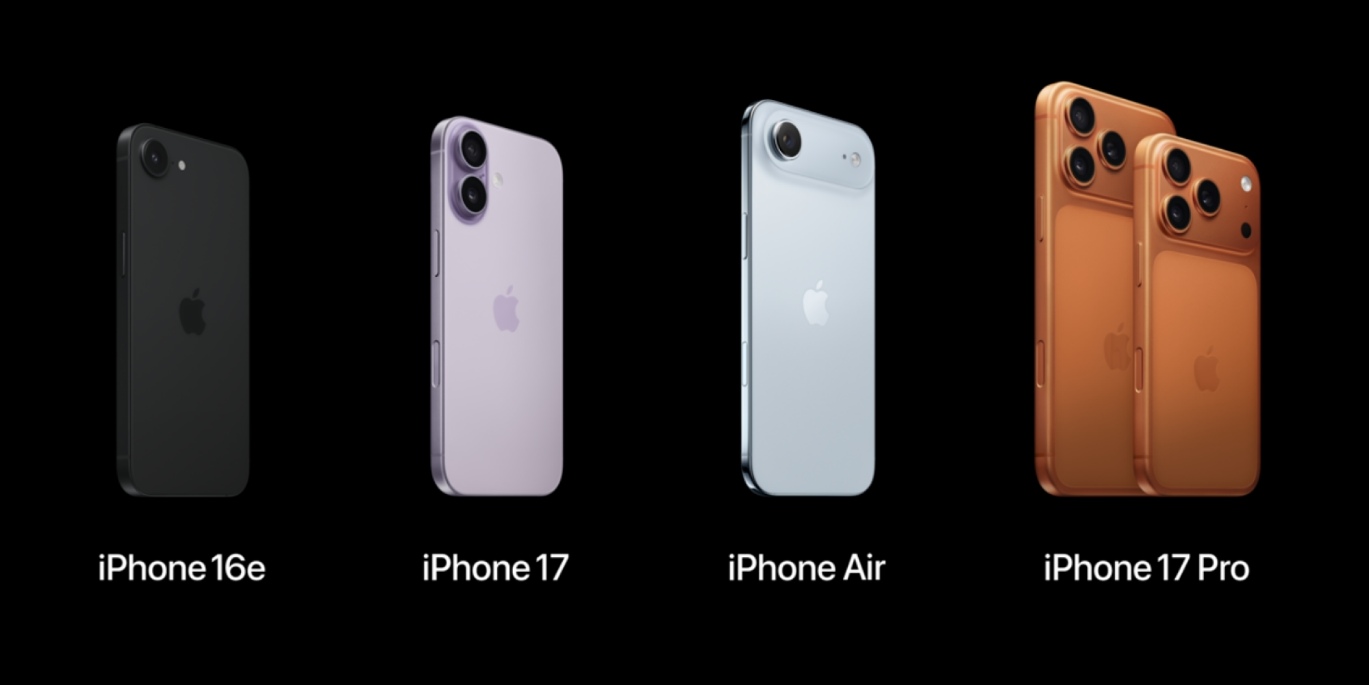 lineup iPhone 17