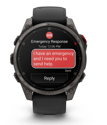 Peringatan Darurat di Garmin Fenix ​​8 Pro